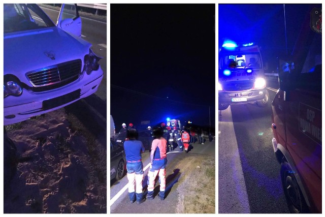 Wypadek na drodze krajowej nr 75 w Roztoce Wielkiej