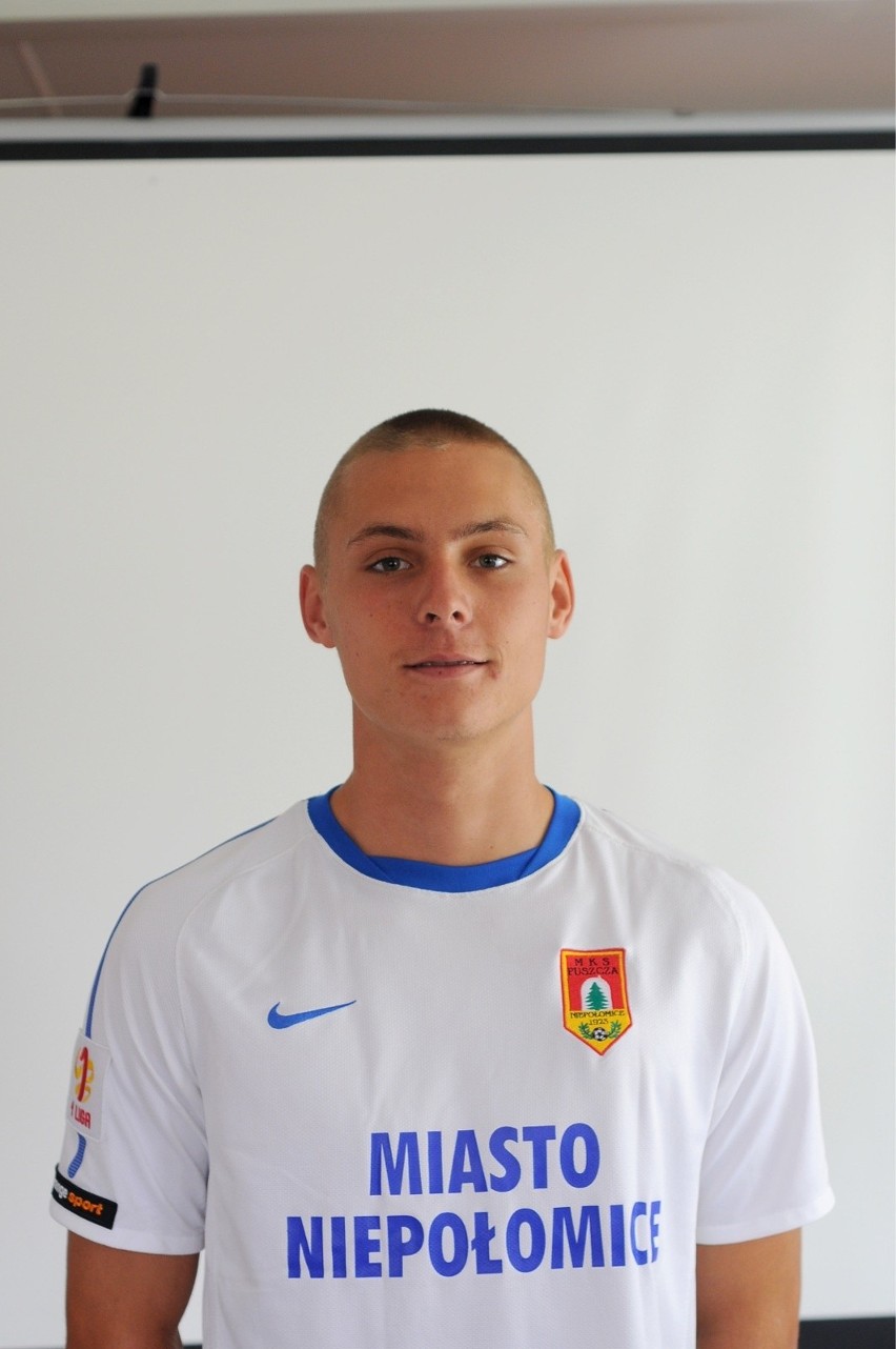 Patryk Kołodziej jako zawodnik Puszczy Niepołomice (2014)