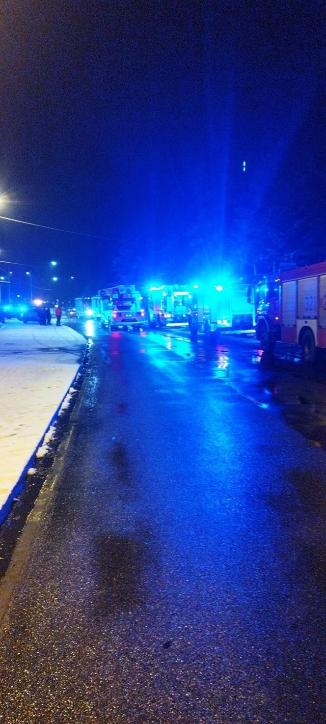 Pożar restauracji na Wyspie Sobieszewskiej w Gdańsku