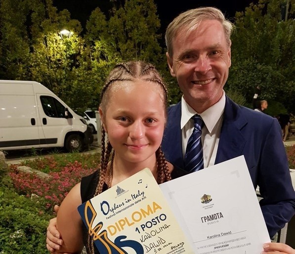 Karolina Dawid podczas festiwalu w Lido di Jesolo we Włoszech