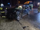 W Orawce samochód osobowy zderzył się z tirem. Jednak osoba została poszkodowana