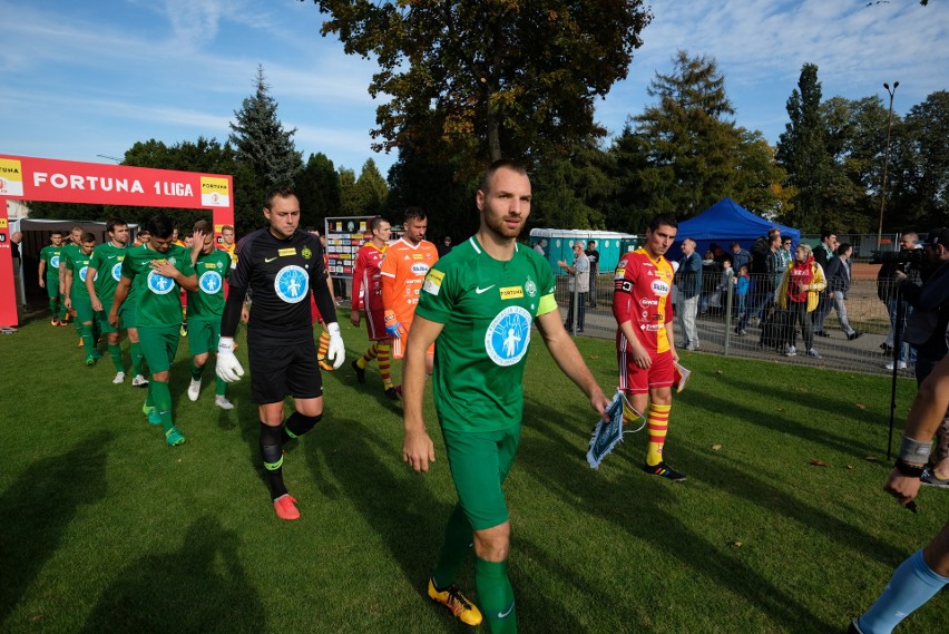 W meczu 14. kolejki rozgrywek piłkarskiej Fortuna 1 Ligi,...