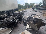 Wypadek w Lipowicy na DK 19. Zderzyły się ze sobą dwa samochody ciężarowe. Droga jest zablokowana