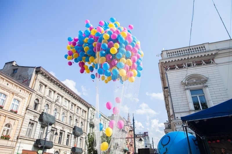 Urodziny Łodzi 2014. 2 tysiące balonów z życzeniami od łodzian [zdjęcia]