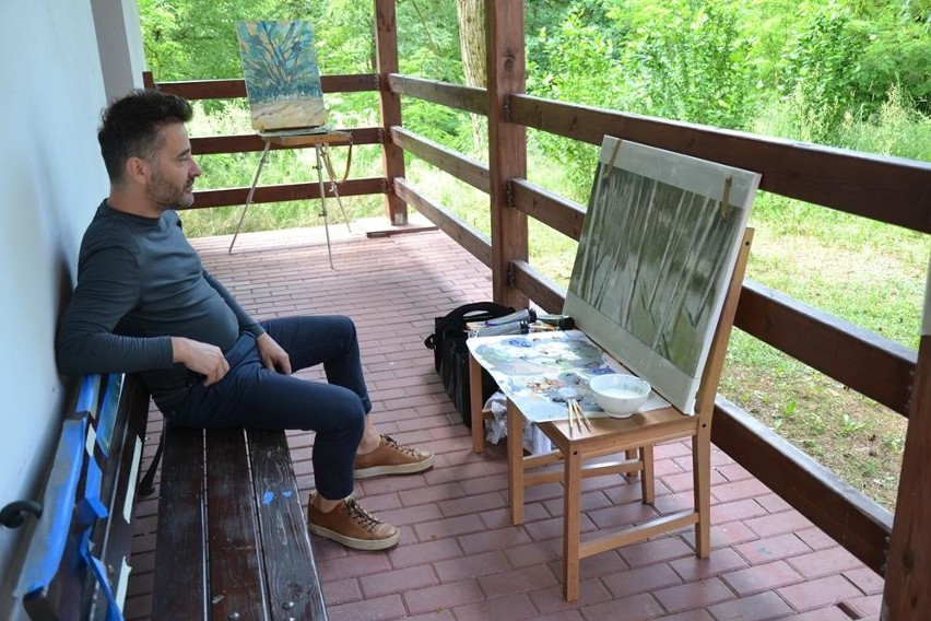 Ogólnopolski Plener Malarski “Letnie Konfrontacje Malarskie”. Artyści przez tydzień malowali krajobrazy okolic Bojanowa. Zobacz zdjęcia