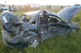 Ruda Skroda. Wypadek. Opel zderzył się z volkswagenem. Osiem osób w szpitalu (zdjęcia)