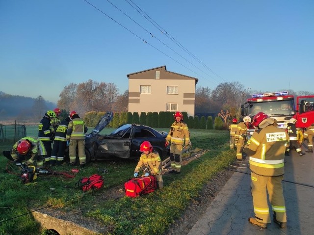 Wypadek w Porębie Wielkiej