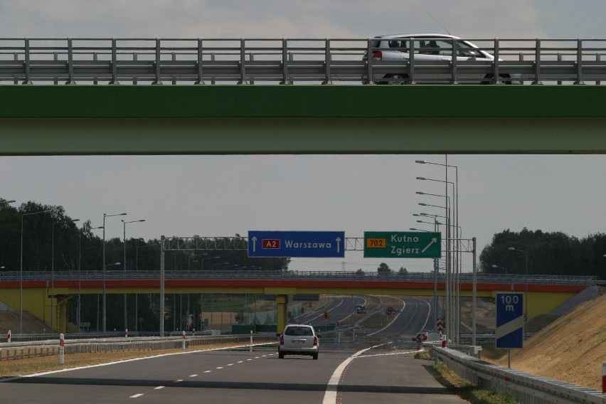 Węzły na autostradach wokół Łodzi zmienią nazwy?