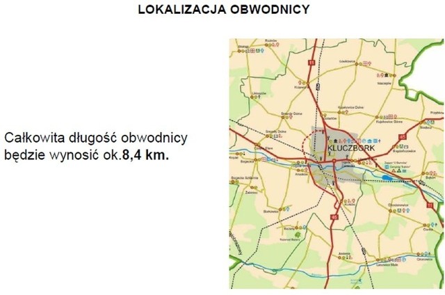 Cała budowana przez gminę obwodnica Kluczborka będzie miała 8,4 km. Jej łączny koszt wyniesie blisko 30 milionów zł.- Liczymy na to, że w kolejnych latach też będą dotacje, z których będziemy mogli skorzystać przy budowie III odcinka obwodnicy - mówi burmistrz Jarosław Kielar.Ostatni odcinek obwodnicy będzie najdroższy, ponieważ trzeba wybudować wiadukt nad torami kolejowymi. Gmina liczy jednak, że po przetargu cena spadnie. II etap wg kosztorysów miał kosztować ponad 15 mln zł, a ostatecznie drogę zbudowano za 10,325 mln zł.