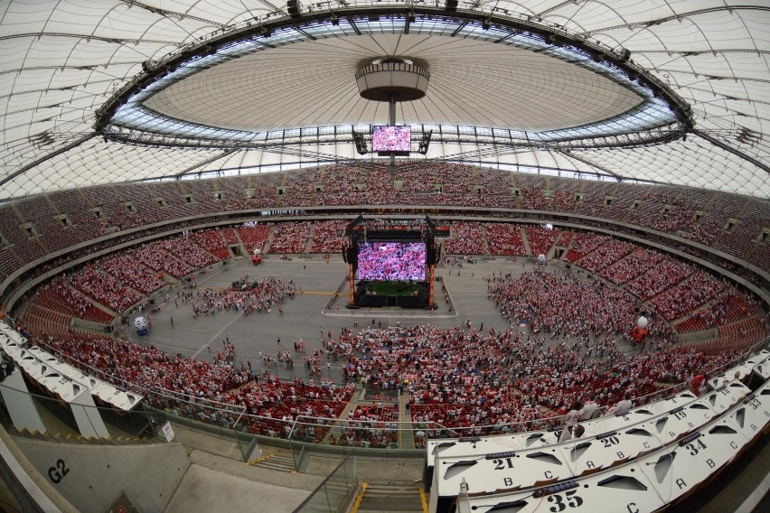 Polska - Senegal. Strefa Kibica na Stadionie Narodowym. Tłumów nie było [ZDJĘCIA]