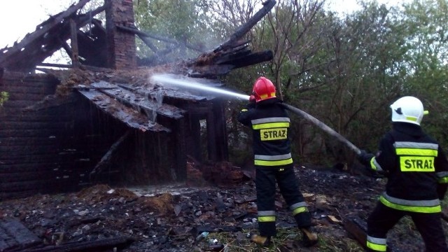 Podczas gaszenia domu w Iwaniskach