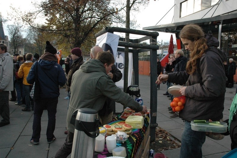 Kontrmanifestacja przeciwko neonazistom.