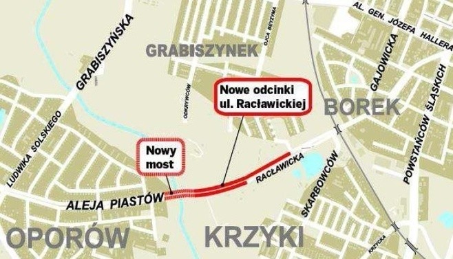 Wrocław: Kiedy przedłużą ulicę Racławicką do alei Piastów? Co z budową mostu?