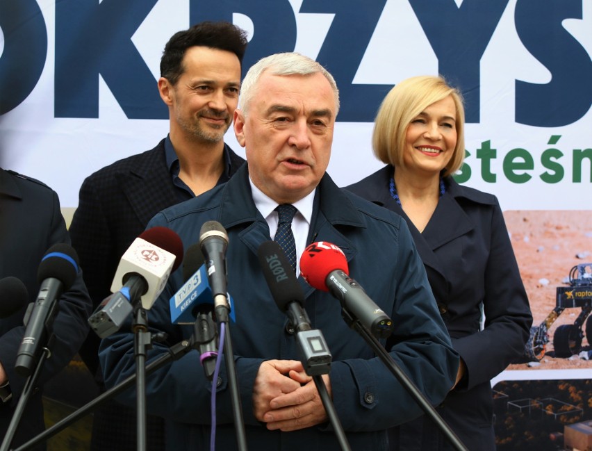 Marszałek Andrzej Bętkowski podczas inauguracji kampanii