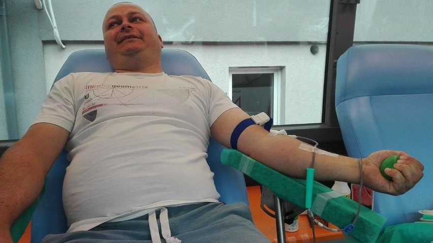 Akcja Krew dla Polski zorganizowana przez Klub Honorowych...
