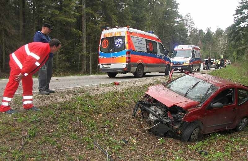 Wypadek na drodze Kielce - Zagnańsk