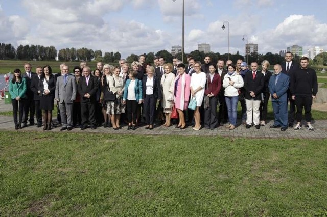Kandydaci Razem dla Opola do rady miasta w listopadowych wyborach samorządowych.