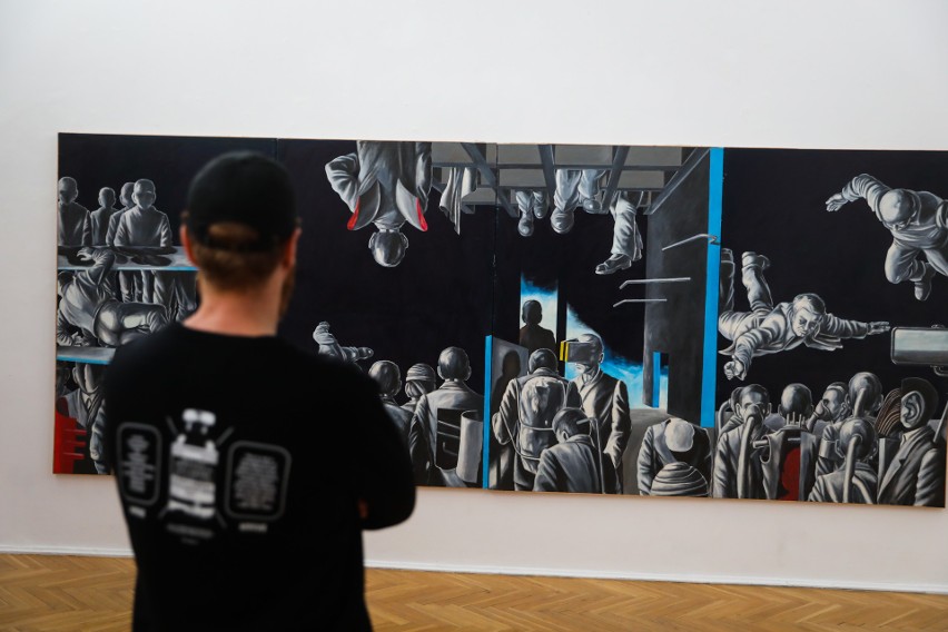 Wystawę Sławomira Lewczuka można było oglądać w Galerii...