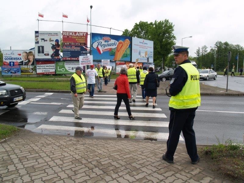 Protest na rondzie