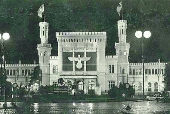Dworzec Główny PKP w czasie, kiedy Niemcami rządził Hitler