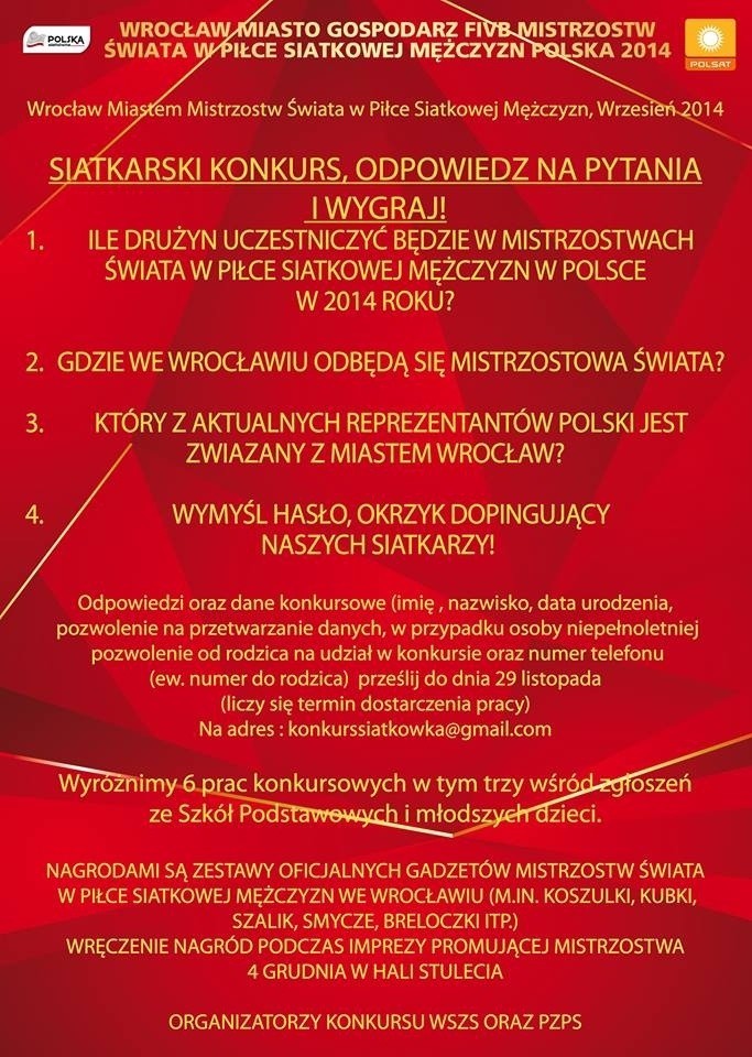 Siatkówka: Wrocław odlicza dni do mistrzostw świata