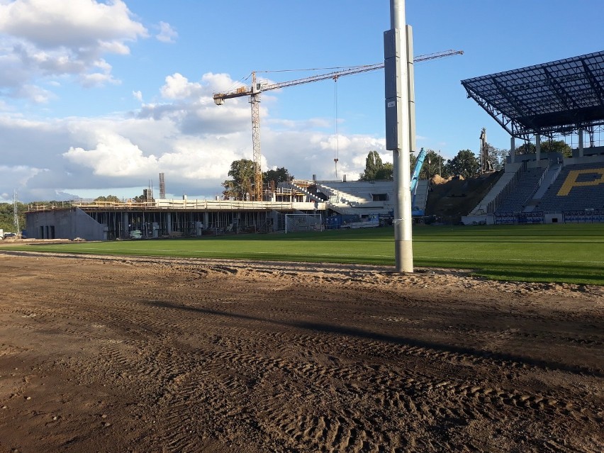 Stadion Pogoni Szczecin - stan na 7 września 2020.