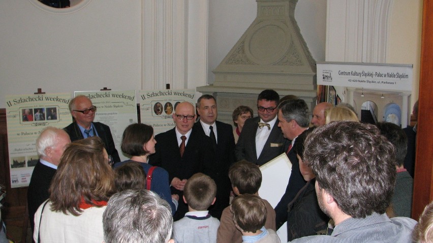 Rodzina Henckel von Donnersmarck w Pałacu w Nakle Śląskim