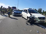 Groźny wypadek na A2 w Wielkopolsce! Zderzyły się trzy samochody [ZDJĘCIA]