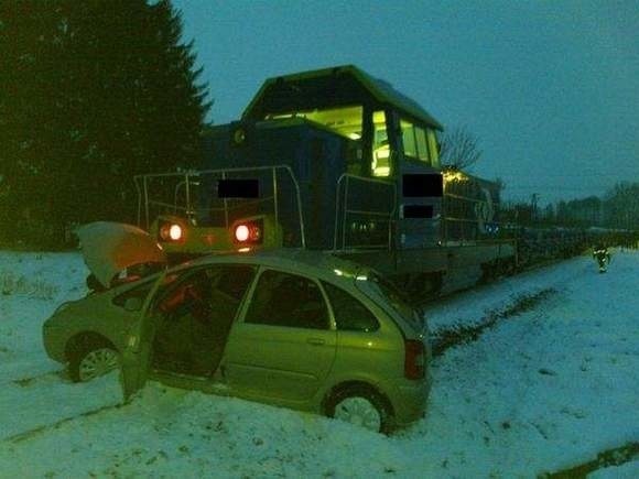 Zmarła pasażerka citroena w którego w Brodnicy uderzył pociąg towarowy