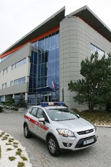 Alarm bombowy w budynku Krajowego Rejestru Długów na Psim Polu