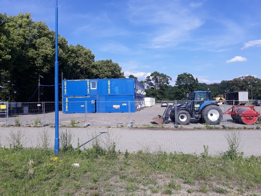 Budowa nowego stadionu Pogoni Szczecin - stan na 18 czerwca.