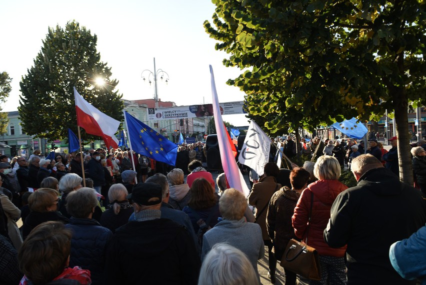 Manifestacja w Częstochowie przeciwko wyrokowi Trybunału...