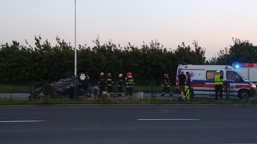 Wypadek na ulicy Sosnkowskiego w Opolu.