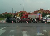 Wypadek na ul. Kołłątaja w Białymstoku (zdjęcia)