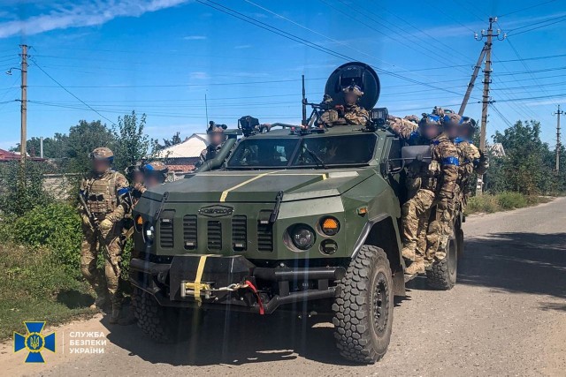 Ukraińskie siły specjalne w Kupiańsku