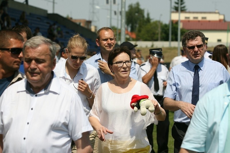 Premier Ewa Kopacz z wizytą w woj. łódzkim. W programie piknik w Aleksandrowie i Święto Zalewajki