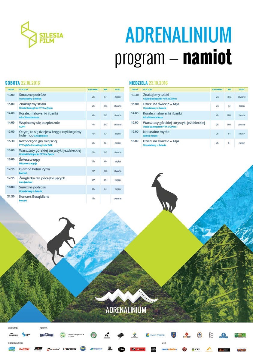 Adrenalinium 2016 w Żywcu. Kukuczka i Mela wśród gości [PROGRAM]