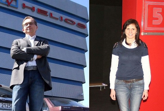 Robert Kaczor, dyrektor Heliosa i Agnieszka Chylak, dyrektor Multikina.