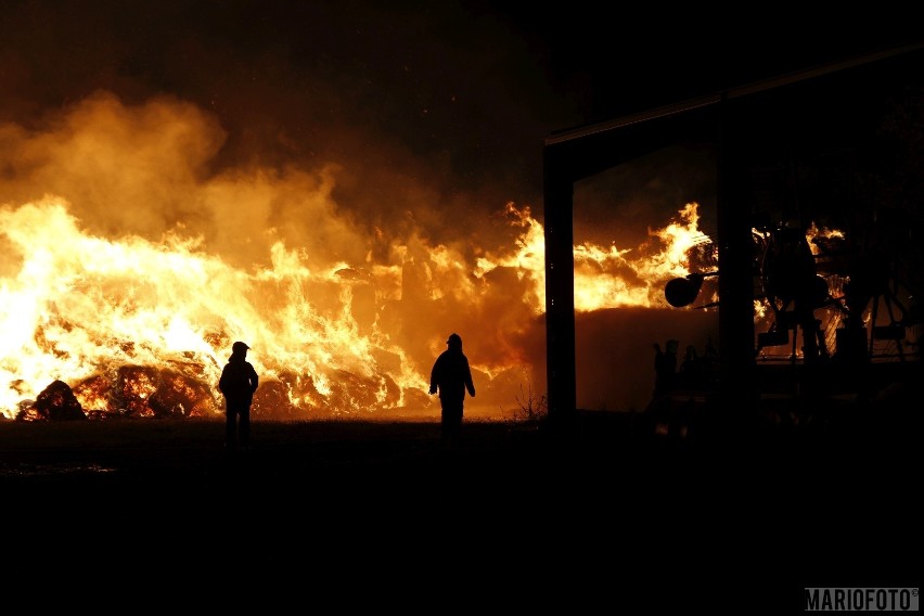 Pożar przy ulicy Bierkowickiej w Opolu