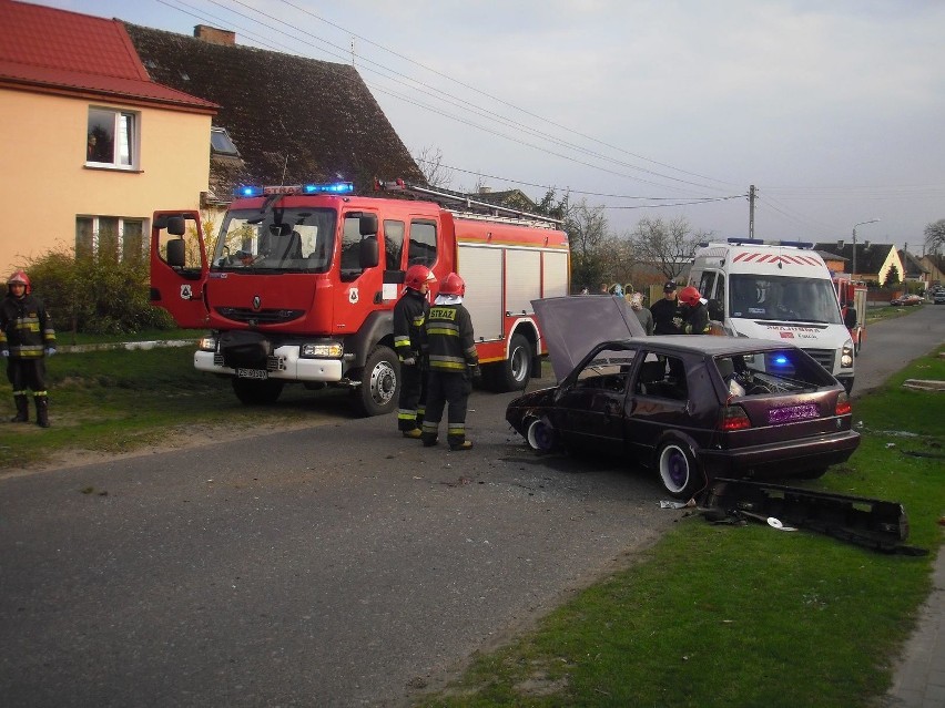 Wypadek w Sławsku.