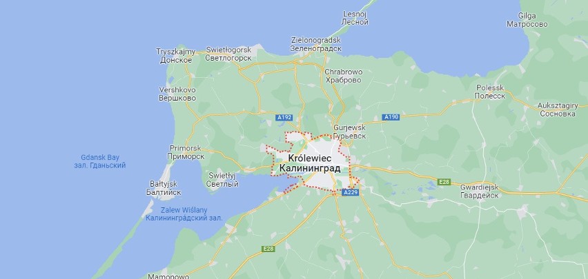 Nie znajdziemy już Kaliningradu w Mapach Google. Korporacja...