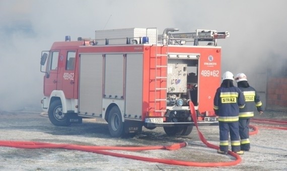 Pożar w przedszkolu w Krzywiniu
