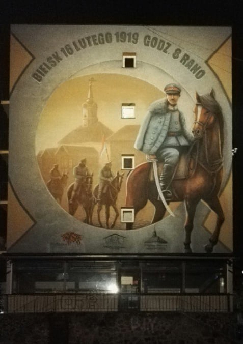 Bielsk Podlaski. Nowy mural upamiętnia odzyskanie niepodległości (zdjęcia)