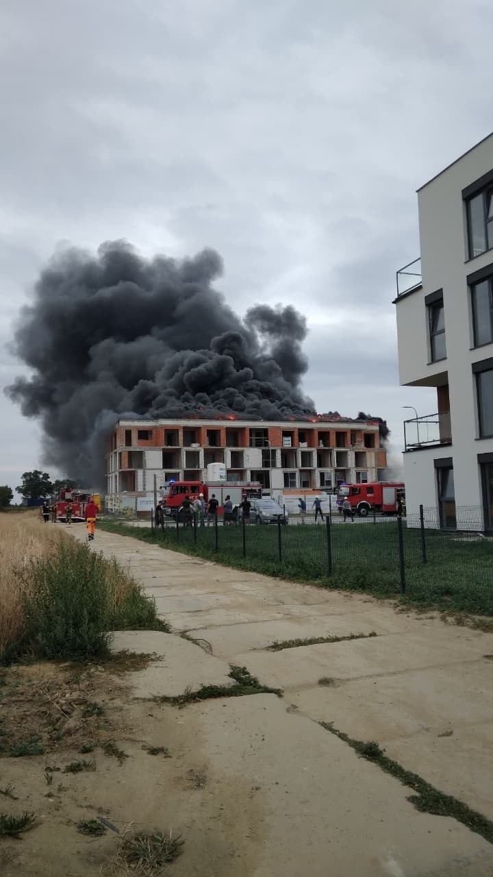 Pożar w Jaworze wybuchł przed godz. 15