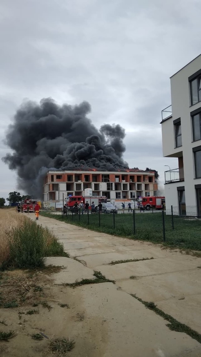 Pożar w Jaworze wybuchł przed godz. 15