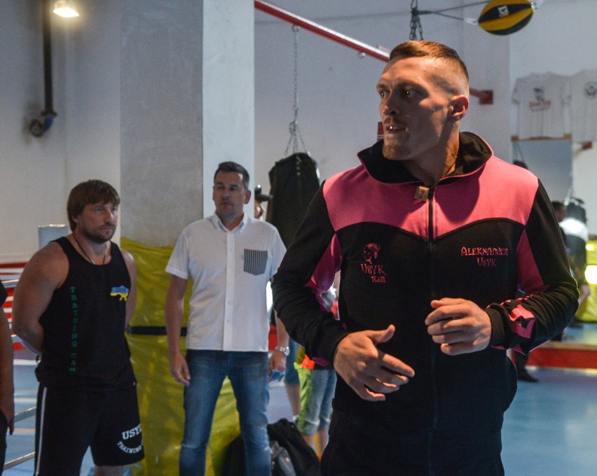 Trening przed Polsat Boxing Night w Klubie Sako w Gdyni