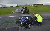 Śmiertelny wypadek w Łysomicach. Zginął motocyklista