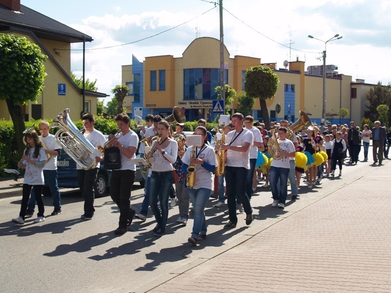 Marsz protestacyjny w Różanie