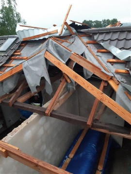 Burze w województwie podlaskim 11.07.2024 - skutki i utrudnienia
