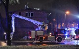 Tragiczny w skutkach pożar domu w Inowrocławiu. Nie żyje jedna osoba [zdjęcia]